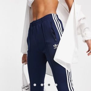 Adidas || Blue track pants || medium